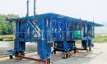 高炉用大型溶射装置